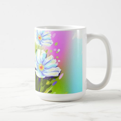 Watercolor Flowers Mug