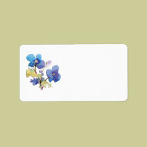 Watercolor Flowers labels