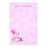 Watercolor Flowers Personalized Stationery
