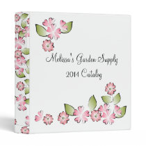 Watercolor Garden binders