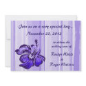 Watercolor Hibiscus Invitation invitation