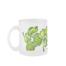 Watercolor Hibiscus Mug