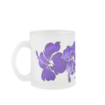 Watercolor Hibiscus Mug