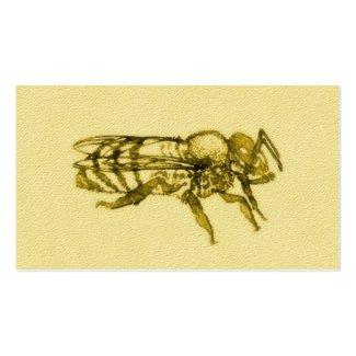 Watercolor Honey Bee Double-Sided Standard Business Cards (Pack Of 100)