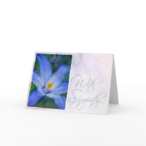 Watercolor Iris-Sympathy cards