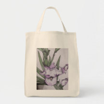 Watercolor Iris Tote Bag