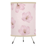 Watercolor Light Pink Cherry Blossom Table Lamp