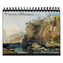 Watercolor Masterpieces 2012 Art Calendar (Small)