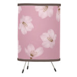 Watercolor Mauve Cherry Blossom Table Lamp