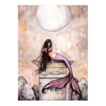 Watercolor Mermaid Poster Print by Molly Harrison