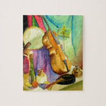 Watercolor Music Jigsaw Puzzles