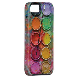 Watercolor Paintbox iPhone 5 Case