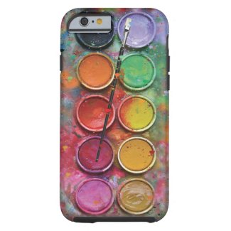 Watercolor Paintbox iPhone 6 Case