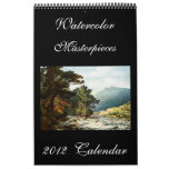 Watercolor Paintings 2012 Art Calendar (Standard)