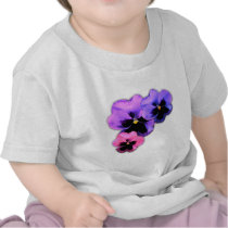 Watercolor Pansies t-shirts by SuanSKatra Watercolor Pansies t-shirts