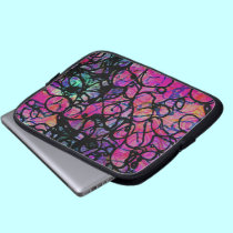 Watercolor Parade laptop sleeves
