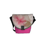 Watercolor Pink Floral  Mini Zero Messenger Bag