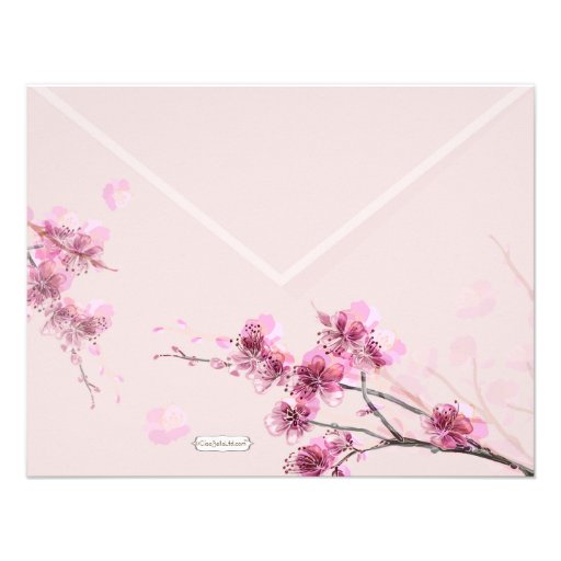 Watercolor Pink Hibiscus Wedding Shower Invite