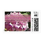 Watercolor Pink Hydrangea-Forever Love-Med Postage postage