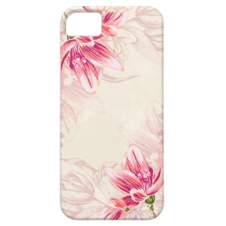 Watercolor Pink Tulips iPhone 5 Covers