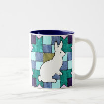 Watercolor Quilt mugs by beesplace Watercolor Quilt mugs
