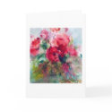Watercolor Red Floral cards