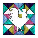 Watercolor Rooster t-shirts