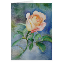 Watercolor Rose cards