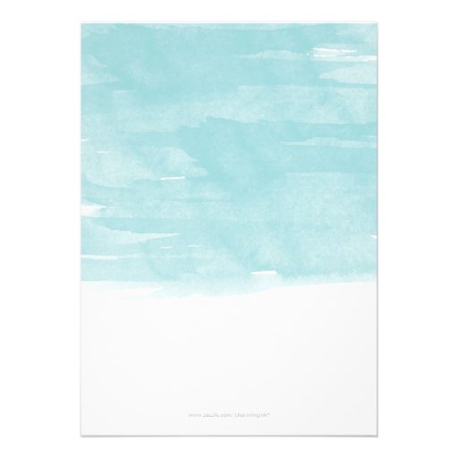 Watercolor Sand Dollar Invitation