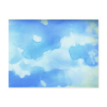 Watercolor Sky Postcard