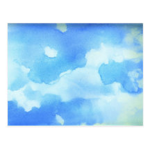 Watercolor Sky Postcard