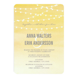 Wedding invitations for a summer wedding