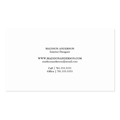 Watercolor Strokes | Business Cards (back side)