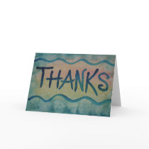 Watercolor Thanks cards by GradualDazzle Watercolor Thanks cards