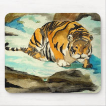 Watercolor Tiger mousepads