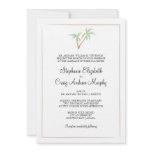 Watercolor Tree Wedding Invitation