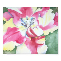 Watercolor Tulip Poster posters