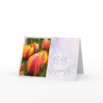 Watercolor Tulips-Sympathy cards by William63 Watercolor Tulips-Sympathy cards