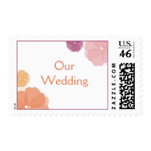 Watercolor Wedding stamps