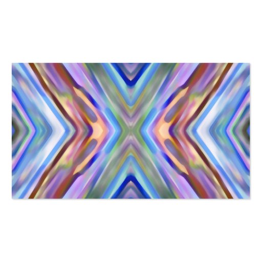 Watercolored - Brightly Colored Abstract Business Cards (back side)