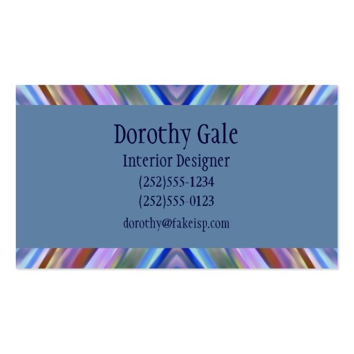 Watercolored - Brightly Colored Abstract Business Cards