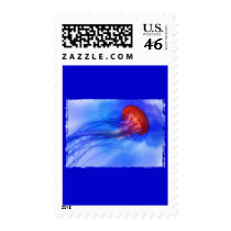 Watercolored Jellyfish Stamp