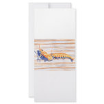 Watercolour of Shrimp on a dock, fishing bait rack cards