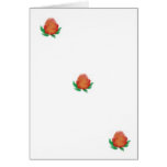 Watercolour tea roses cards
