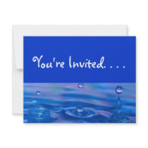 Waterdrops invitations by TrudyWilkerson Waterdrops invitations