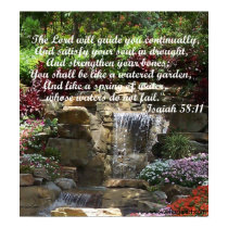 Watered Garden Print by sundayschoolzone Watered Garden Print