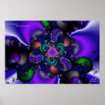 Watered Molecules Poster