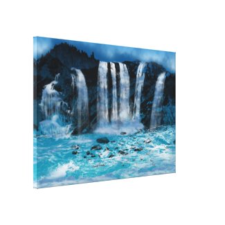 Waterfall1 Stretched Canvas Print