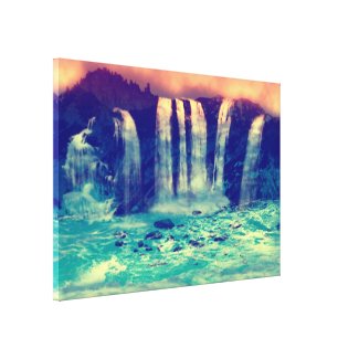 Waterfall2 Stretched Canvas Print