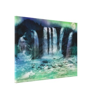 Waterfall4 Stretched Canvas Print
